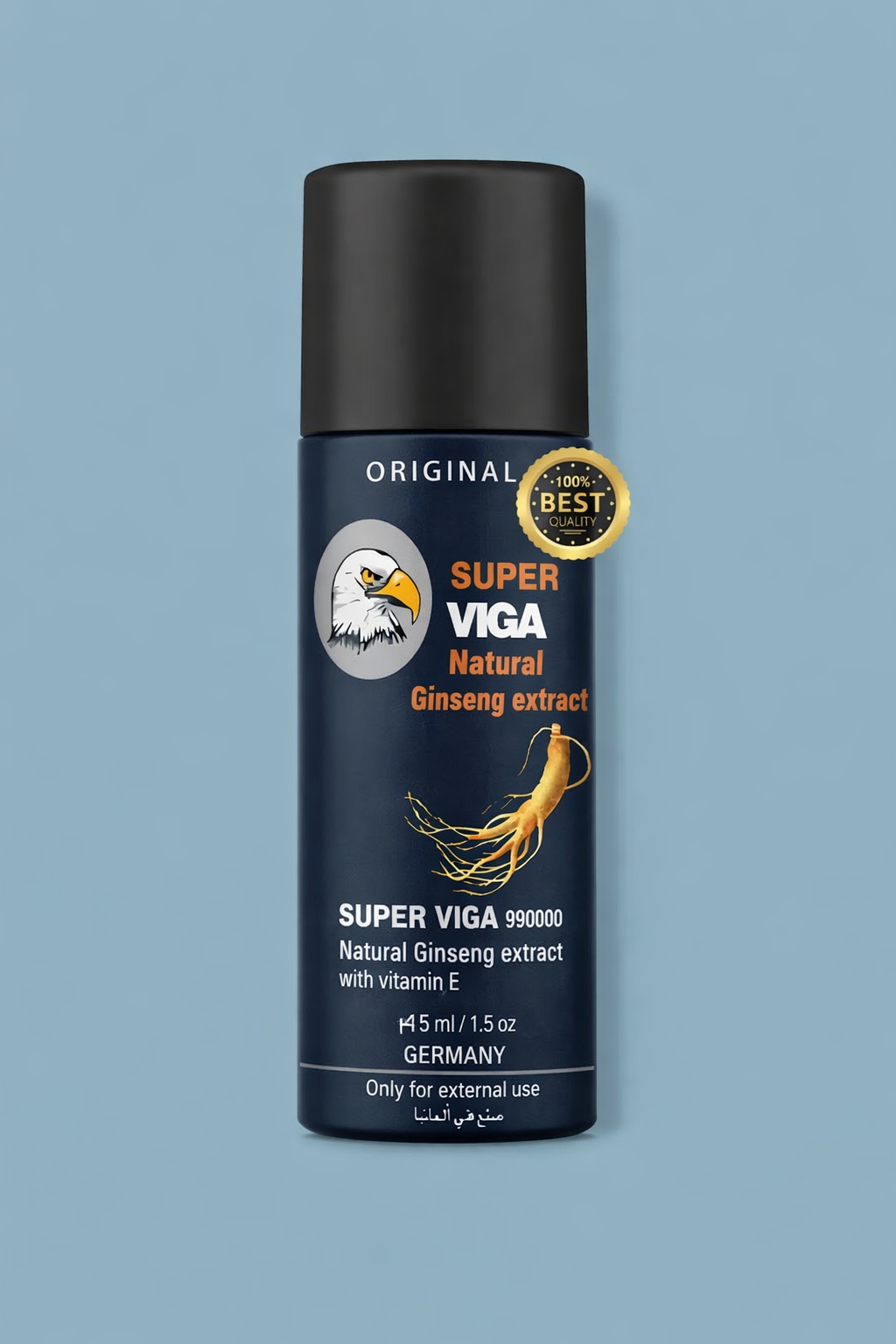 Super Viga Delay Spray Body Oil for Men – Absorbent Watery Texture | Timing Control | 1× Original Pack